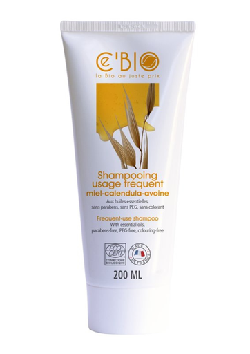 Shampooing usage fréquent bio 200 ml CeBio