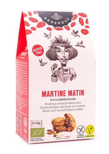 Martine Matin Moelleux Raisins Secs 100g Generous