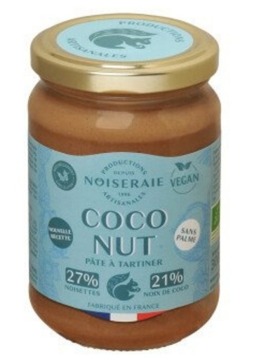CocoNut (27% noisettes et 21% noix de coco) 300 g - Noiseraie 