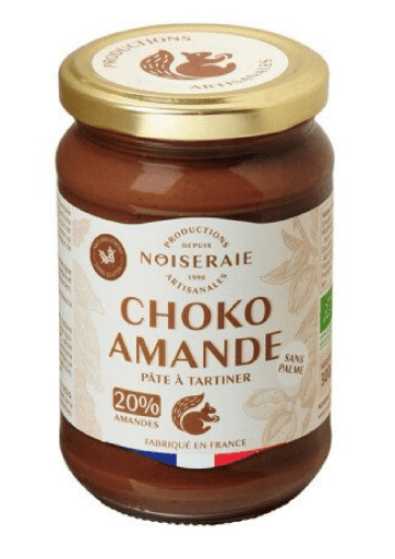 Choko Amande Crunchy bio (20% amande) 300 g - Noiseraie 