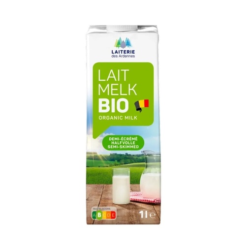 Lait Demi Ecreme 1L Laiterie des Ardennes