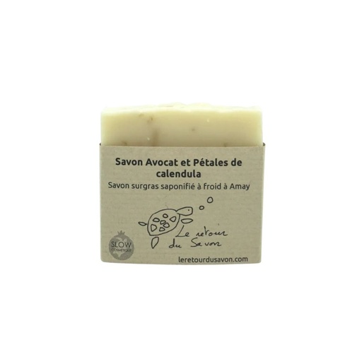 Savon Avocat et pétales de Calendula vrac Le retour du savon