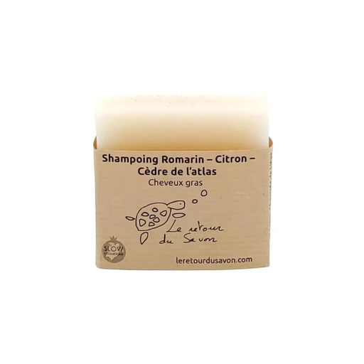 Shampoing Romarin citron cèdre de l'atlas vrac Le retour du savon