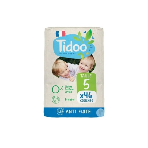 Couche XL T5 (11-25kg) 40pc Tidoo nature
