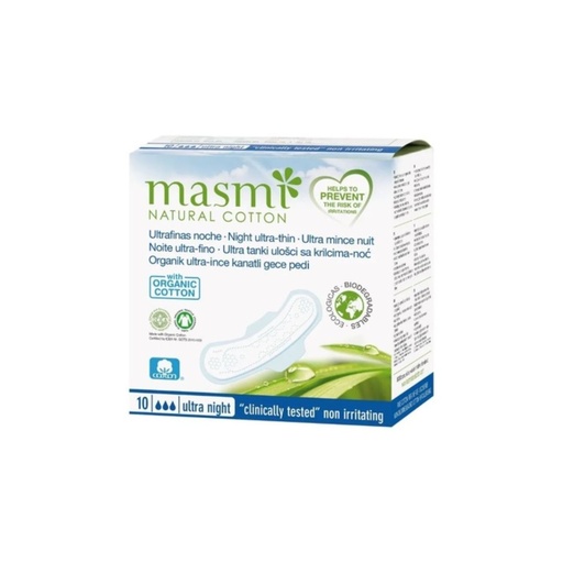Serviettes Nuit 10pc Masmi