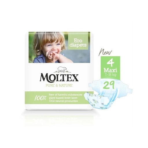 Moltex Couche MAXI (5x30p/7-18 kg/Nr4) 