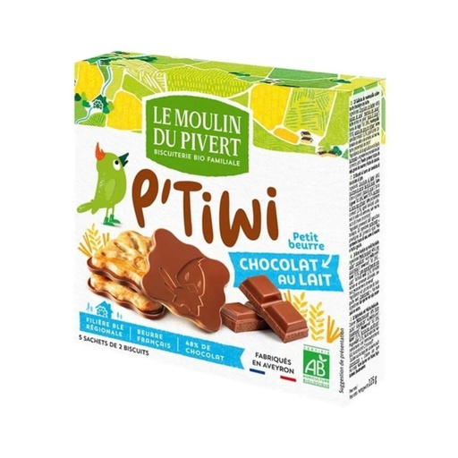 Ptiwi Choc lait 125gr Le Moulin Du Pivert