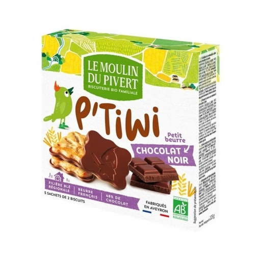 Ptiwi Choc Noir 125gr Le Moulin Du Pivert