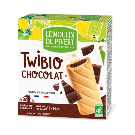 Twibio Fourre Chocolat 150gr Le Moulin Du Pivert
