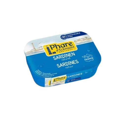 Sardines Naturel 135g Phare