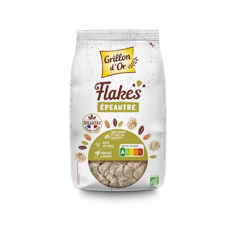 Flakes Epeautre 250gr Grillon Or