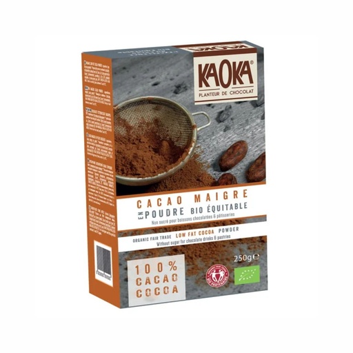 Cacao maigre 250gr Kaoka