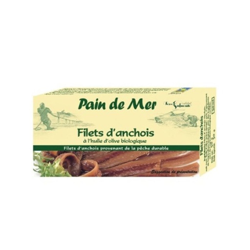 Filets Anchois Huile Olive 50g PDM