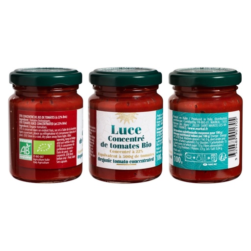 Concentre Tomate 22% 100gr Luce