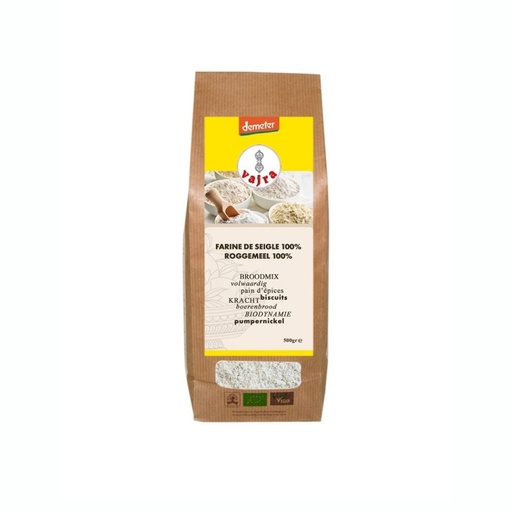 Farine de Seigle 500gr Vajra