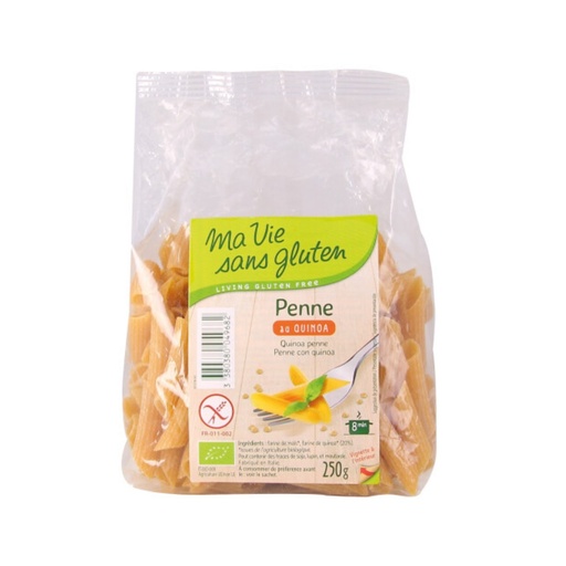 Penne Quinoa 250g Ma Vie Sans Gluten