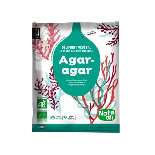 Agar-Agar gélifiant végétal Natali 2x4g