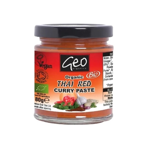 Pâte de curry thaï rouge 180g