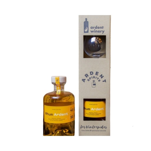 Pack Rhum Ardent 50cl et Verre