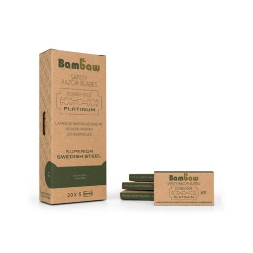 Lames de Rasoir 5pc Bambaw
