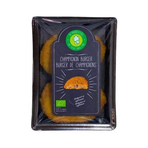 Burger Champignon 2pc Paddestoel