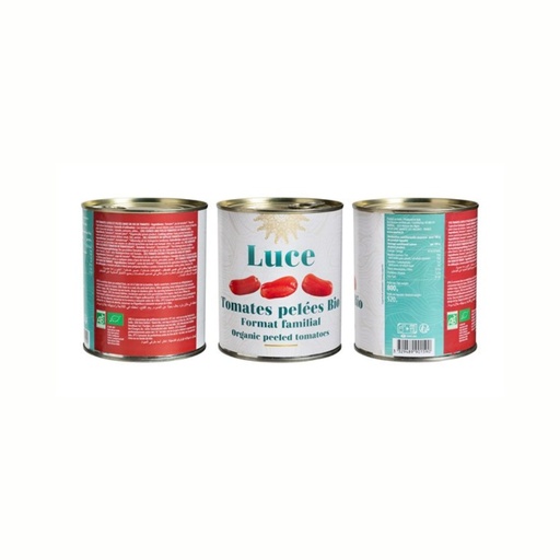 TOMATES PELEES 800G Luce