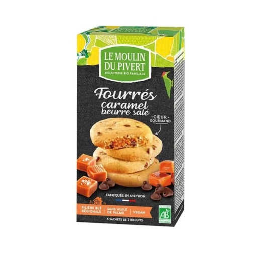 Fourres Caramel Beurre Sale 175gr Le Moulin Du Pivert