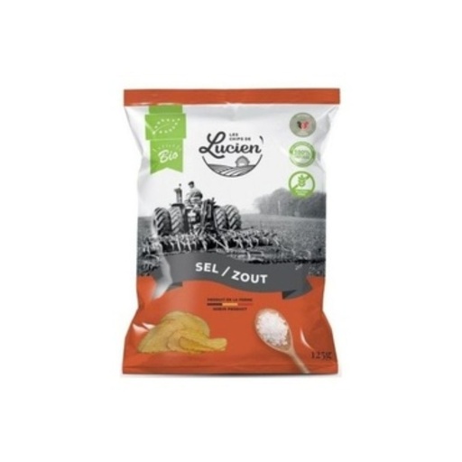 Les Chips de Lucien 125g Sel