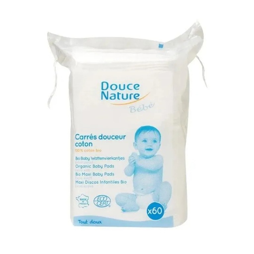 Carres Coton 60pc Douce Nature