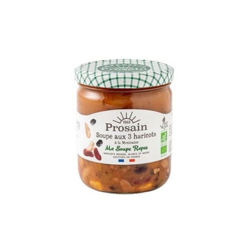 Soupe aux 3 haricots à la Mexicaine 420gr Prosain