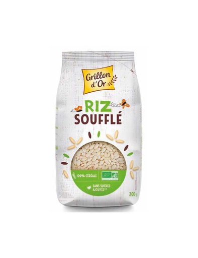 Riz Blanc Soufflé 200gr Grillon d'Or