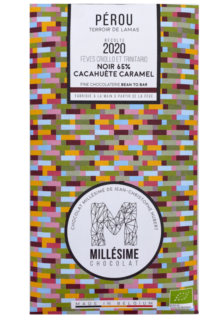 Chocolat Noir 65% Cacahuètes Caramel Ghana 70g Millesime
