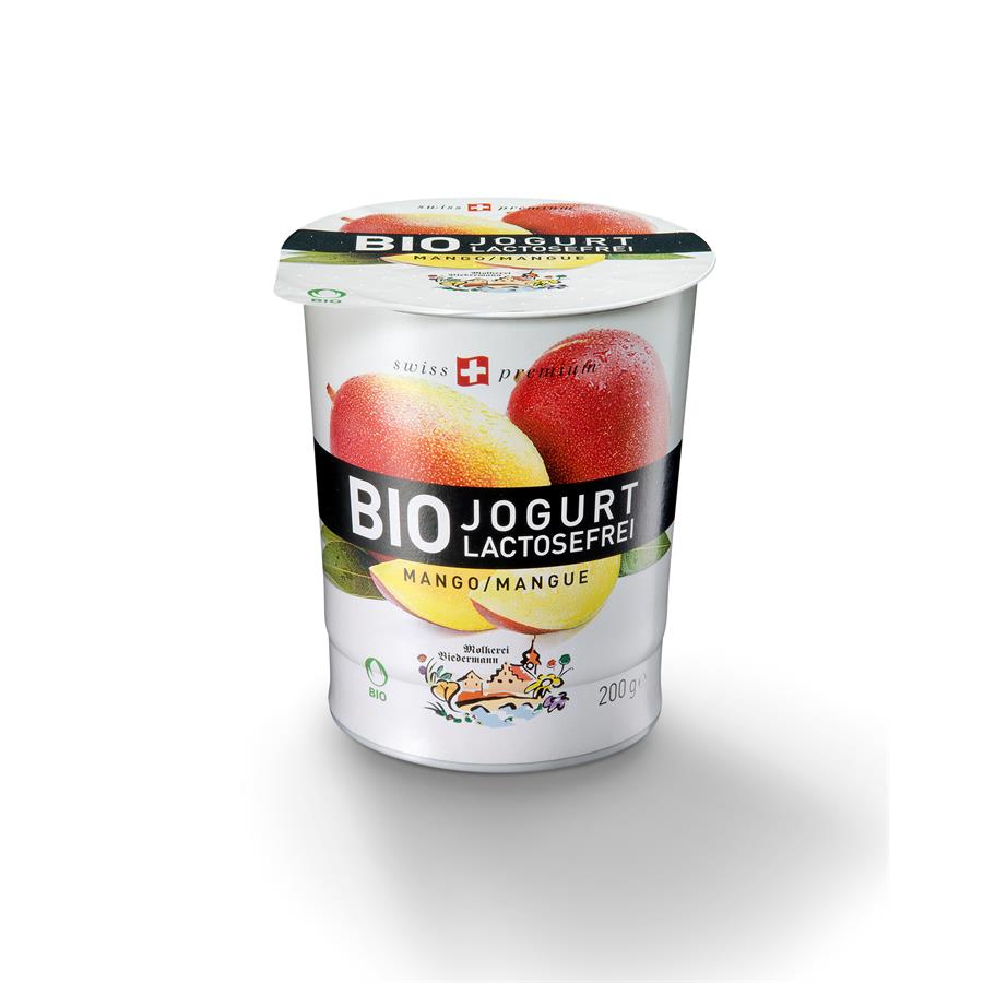 Yaourt Mangue sans lactose 200gr Bieder 