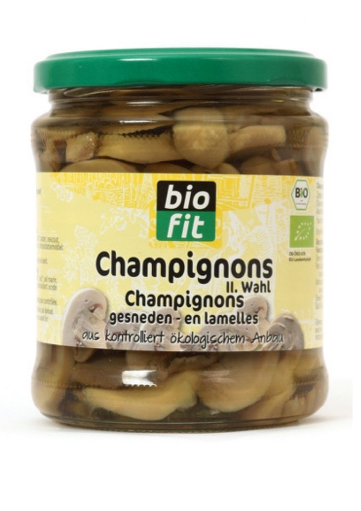 Champignons en Lamelles 370gr Biofit 