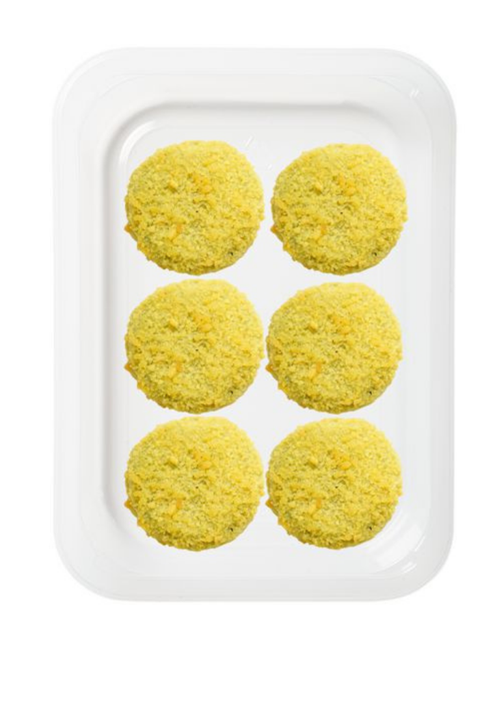 Médaillons d'épinards et feta 180g 6pc Paddestoel