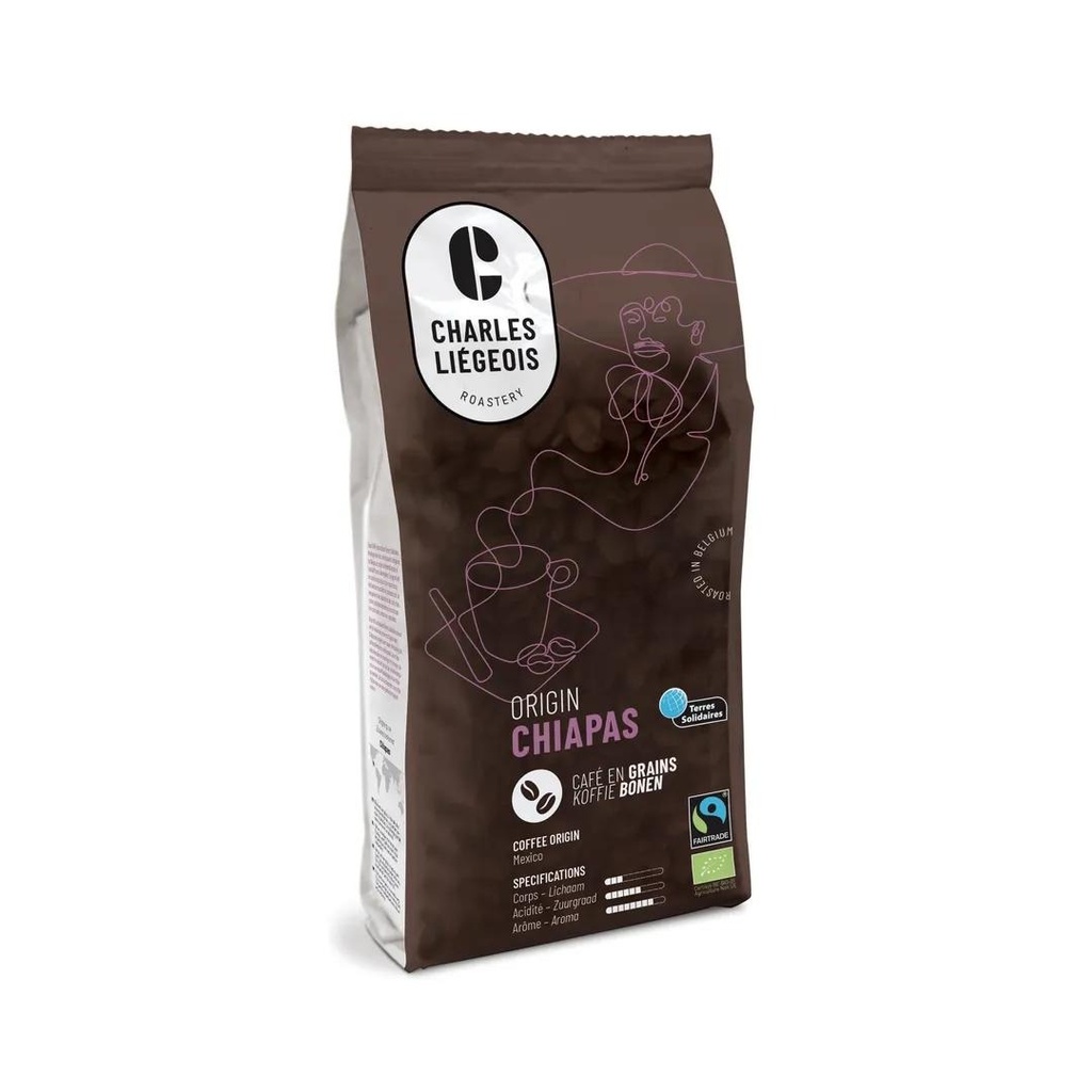 Cafe Chiapas Grain 250gr Cafe Liegeois