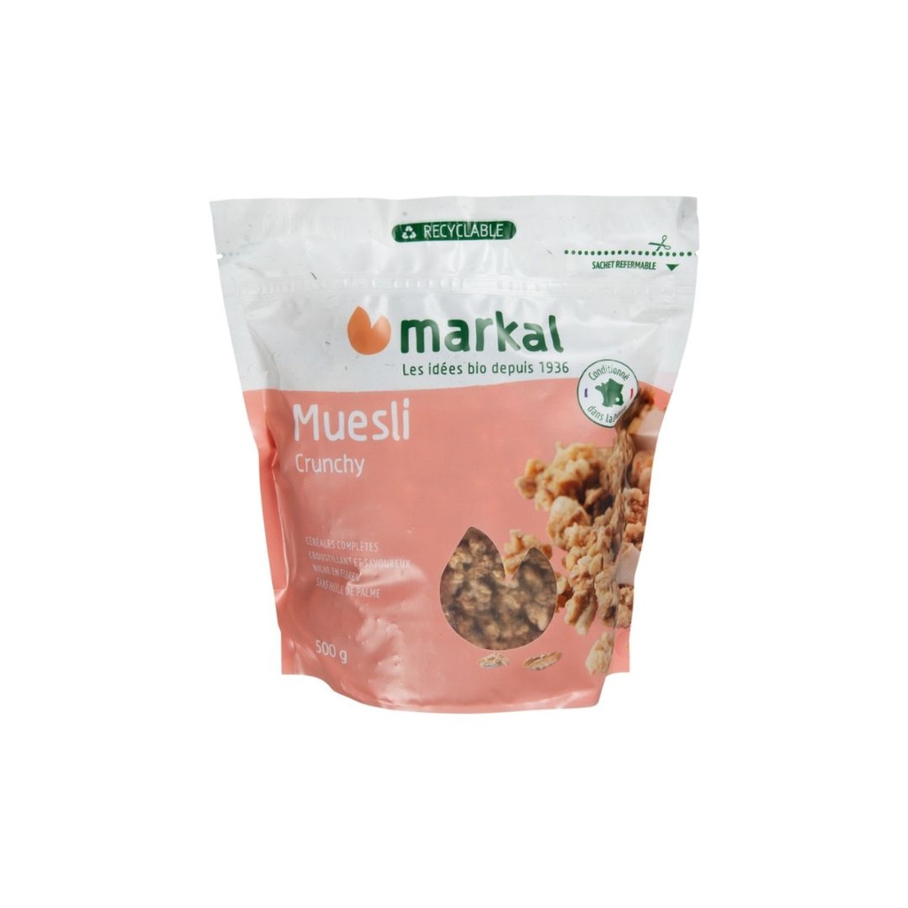 Muesli Crunchy 500gr Markal