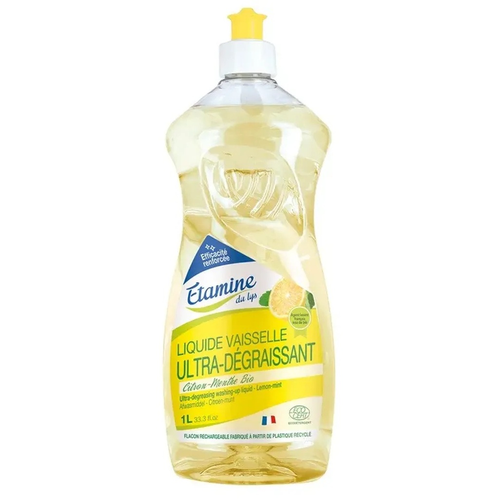 Liquide Vaisselle Main Menthe citron 1L Etamine du Lys