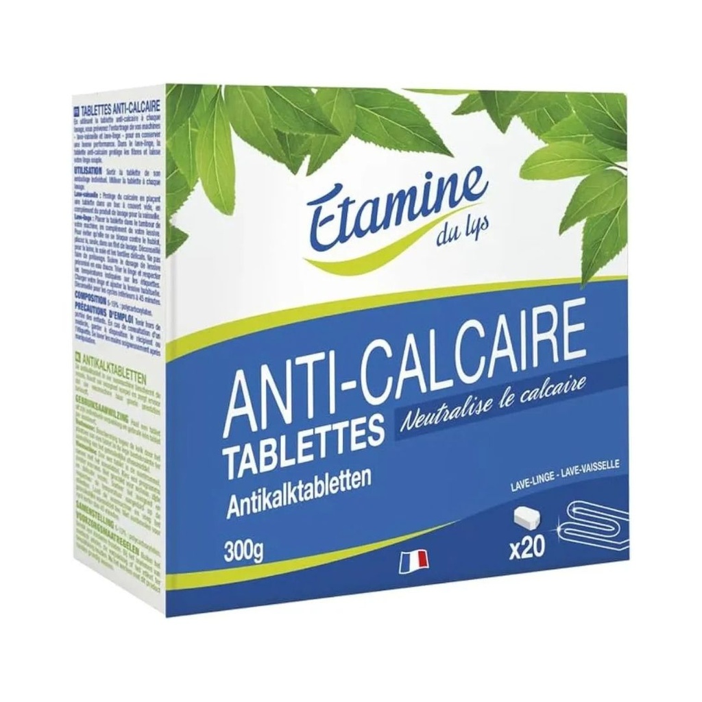 ET.DULYS  Tablettes anti calcaire 20x15gr Etamine du Lys