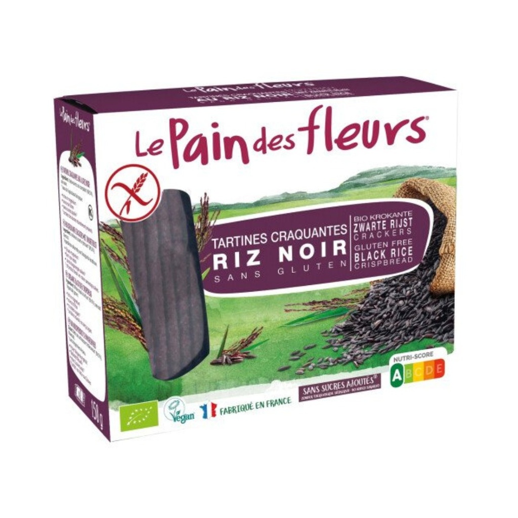 Tartines Riz Noir 150g Le Pain des Fleurs