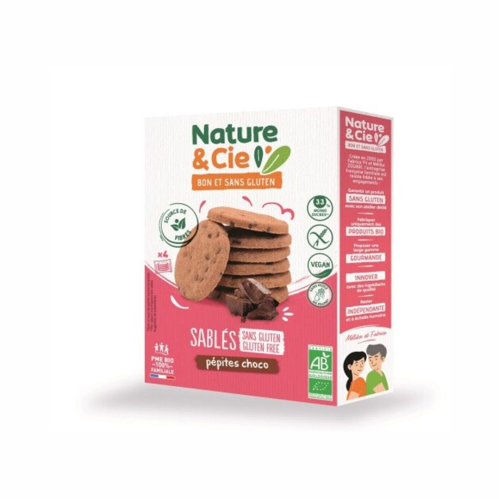 Biscuits Chocolat Sans Gluten 130g Nature&Cie