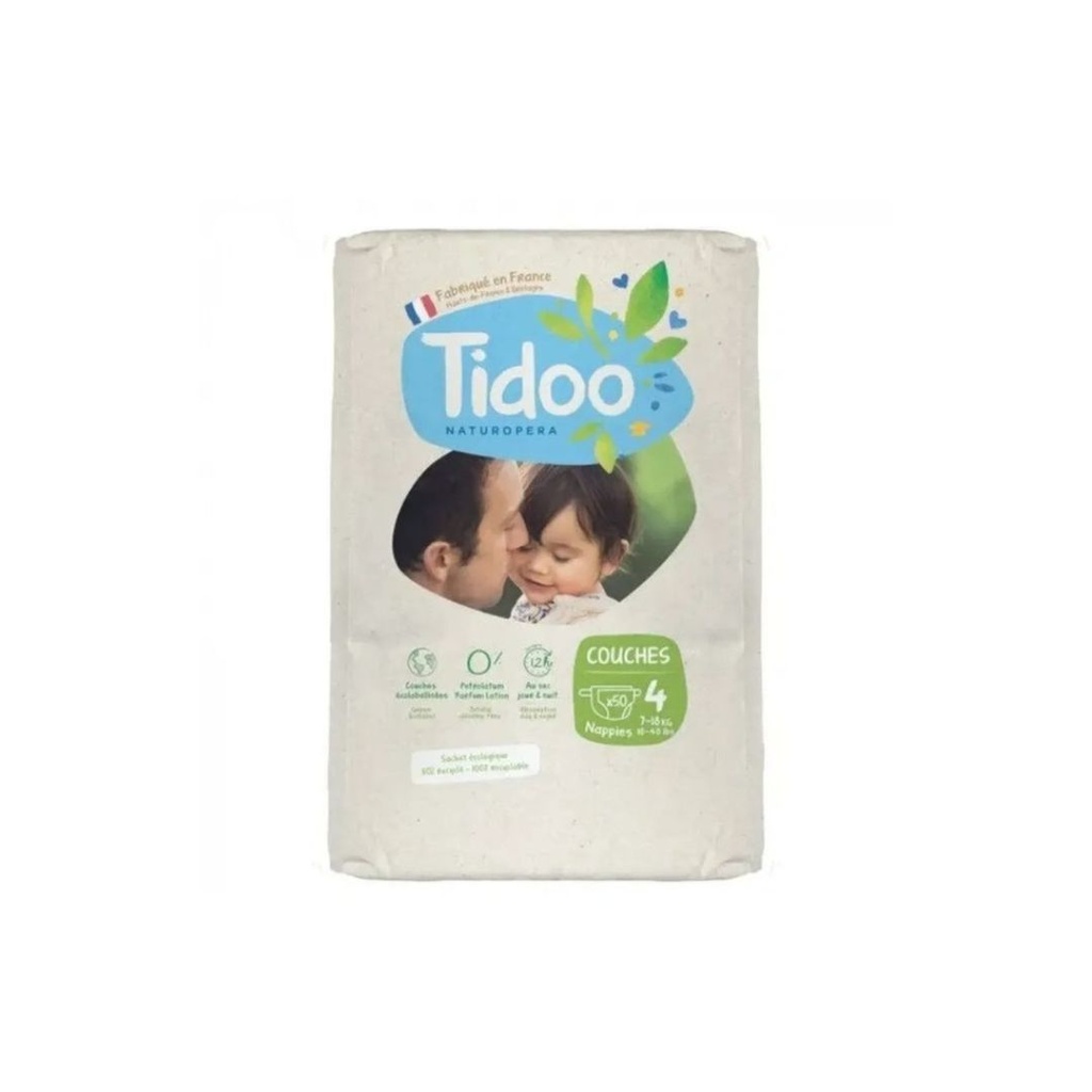 Couche L T4 (7-18kg) Tidoo 50p