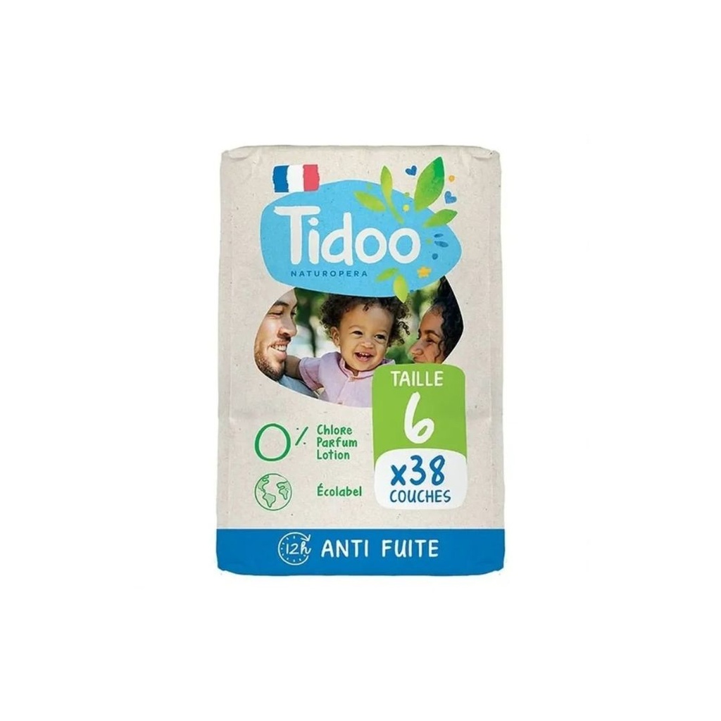 Couche XXL T6 (16-30kg) Tidoo 34p