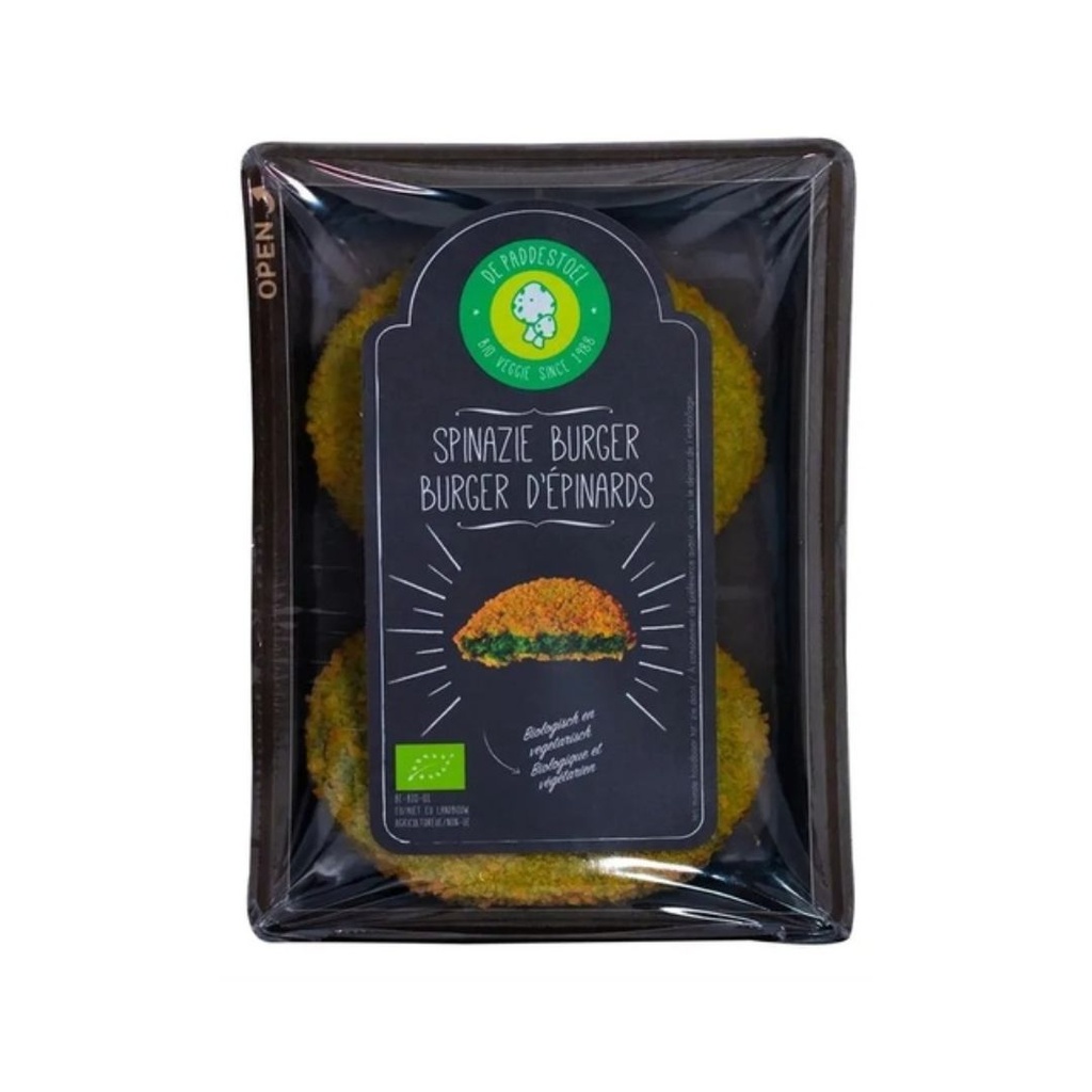 Burger Epinard 2pc Paddestoel