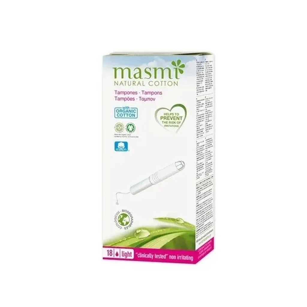 Tampon Coton Mini avec applicateur 18pc Masmi