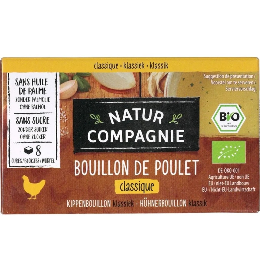 Bouillon Poulet 8pc Nature et compagnie