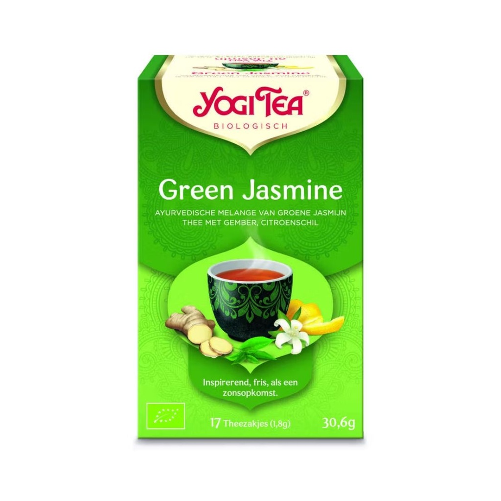 The Green Jasmine 17pc Yogi Tea