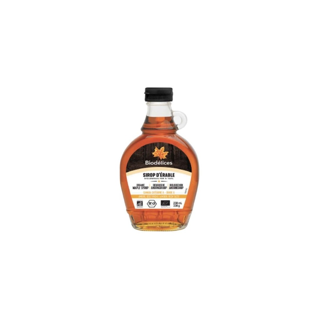 Sirop Erable Ambre 330gr Biodelices