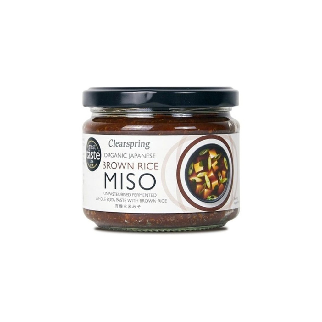 Miso Riz Complet Non Pasteurise 300gr Clearspring