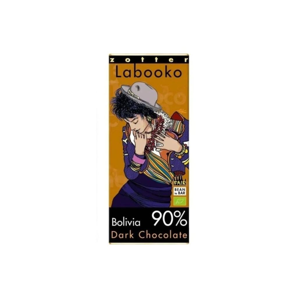 Dark Chocolate 90% Zotter Labooko Bolivia 65gr